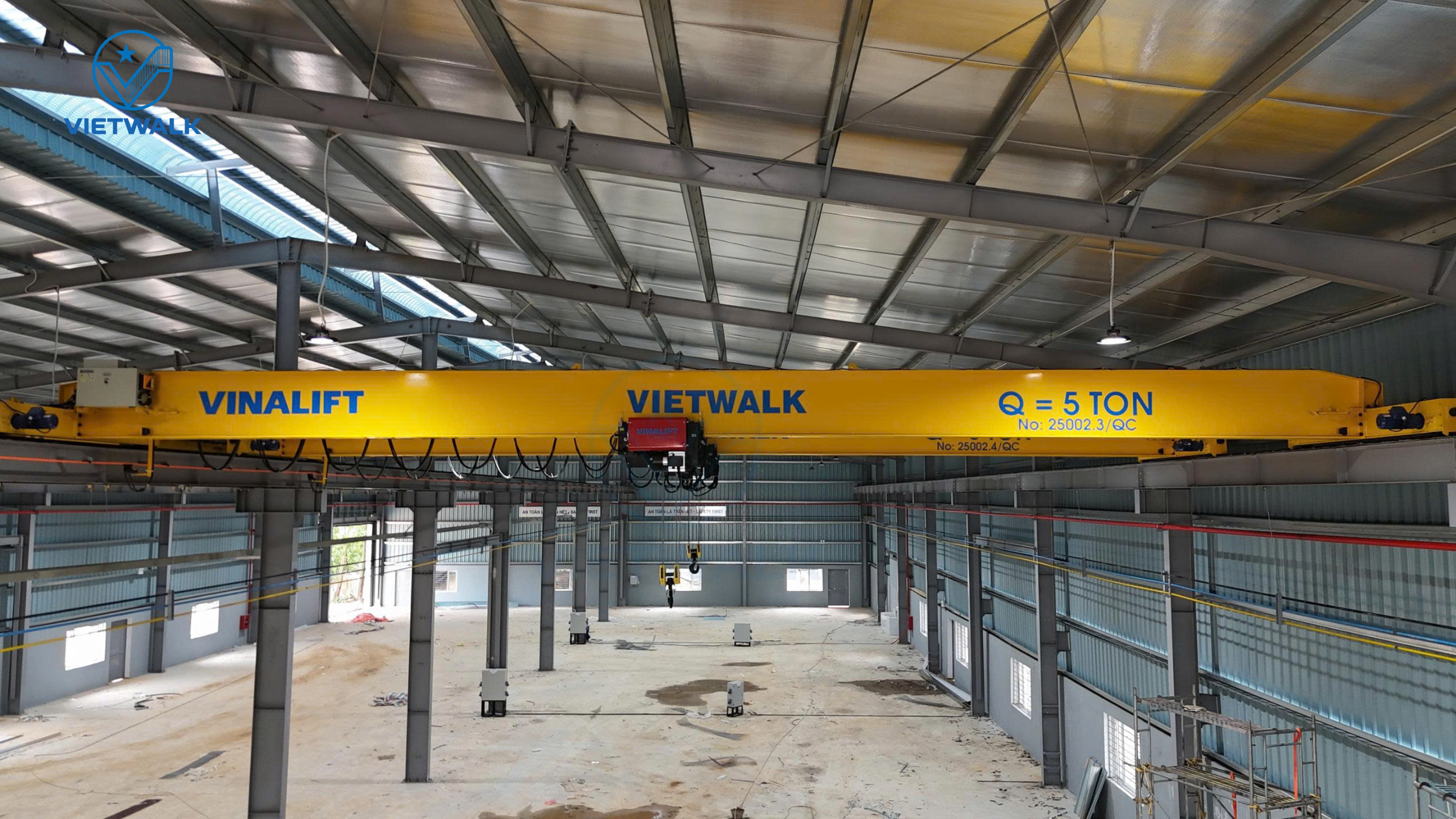 Lifting system installed at Factory 2
