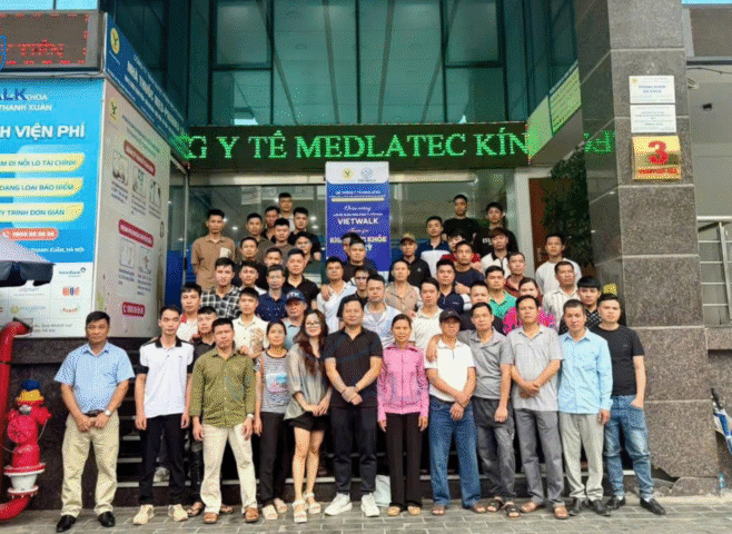 All Vietwalk employees participate in periodic health checkups.