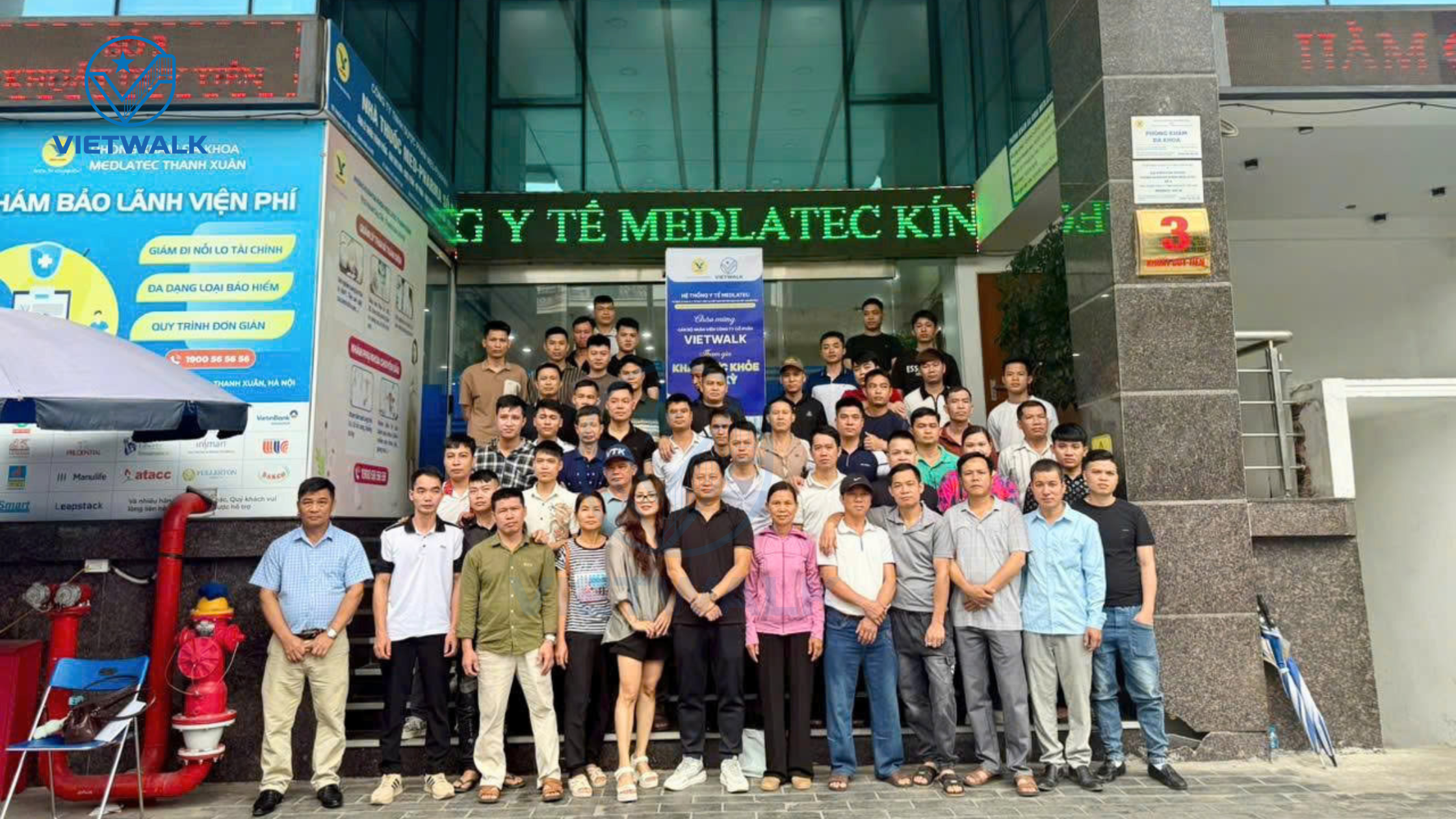 All Vietwalk employees participate in periodic health checkups.